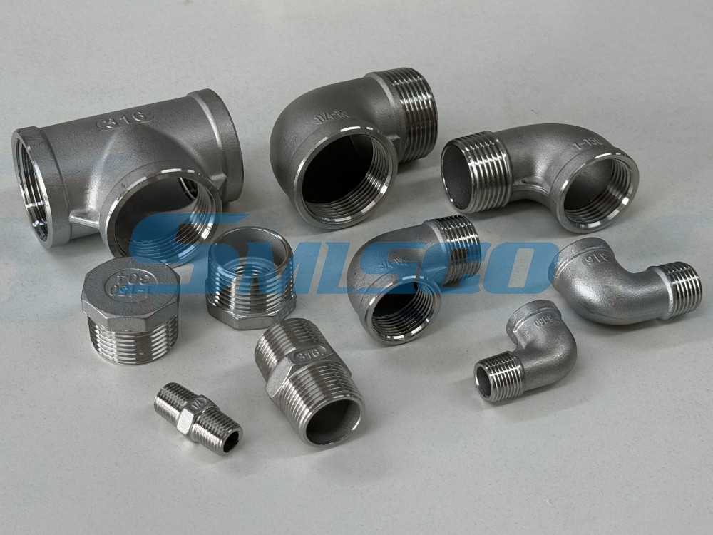 ASTM CF8M 316 สแตนเลสทีที BSP DN100 150lb น้ำอุตสาหกรรมในสต็อก