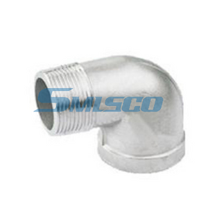 ASTM CF8M Street Elbow 1 1/2 นิ้ว NPT 150# ระบบน้ำอุตสาหกรรม