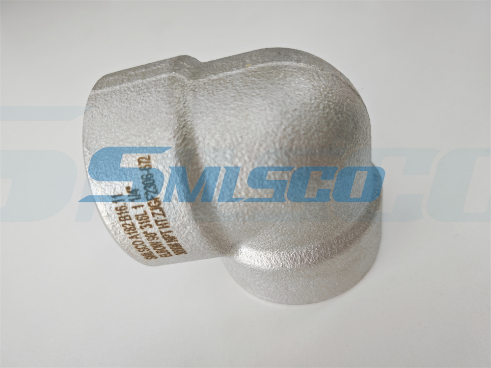 ASTM A182 B16.11 316L ELBOW 90 ° 1 1/4 '' สแตนเลสฟอร์จท่ออุตสาหกรรมเคมีภัณฑ์