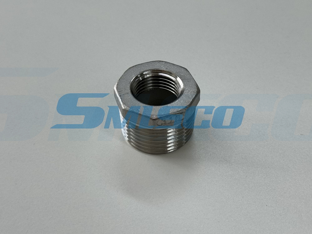 สแตนเลสสตีล BSP Bushing Casting Fitting ผู้ผลิตขนาด 150 ปอนด์สำหรับระบบท่อส่ง
