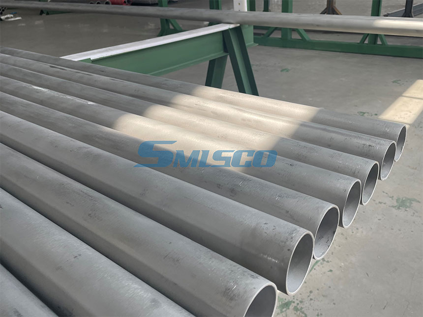 ASTM A312 TP2205 Duplex Steel ท่อไร้รอยต่อขนาดเส้นผ่าศูนย์กลางขนาดใหญ่ในสต็อก